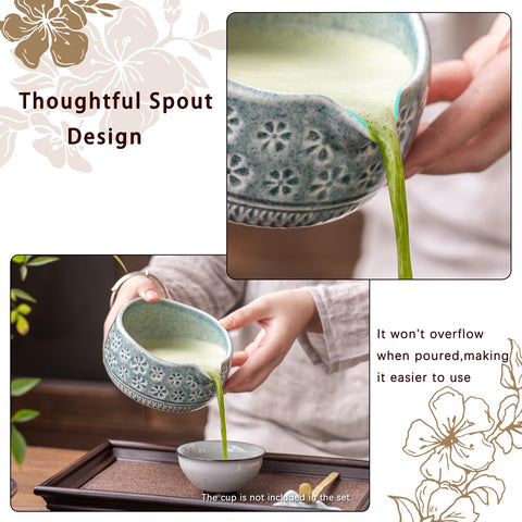 Buucup matcha whisk set bamboo whisk, precision-tined for rich, velvety froth.