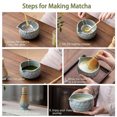 Buucup matcha whisk set whisk holder, stylish display and dry storage.