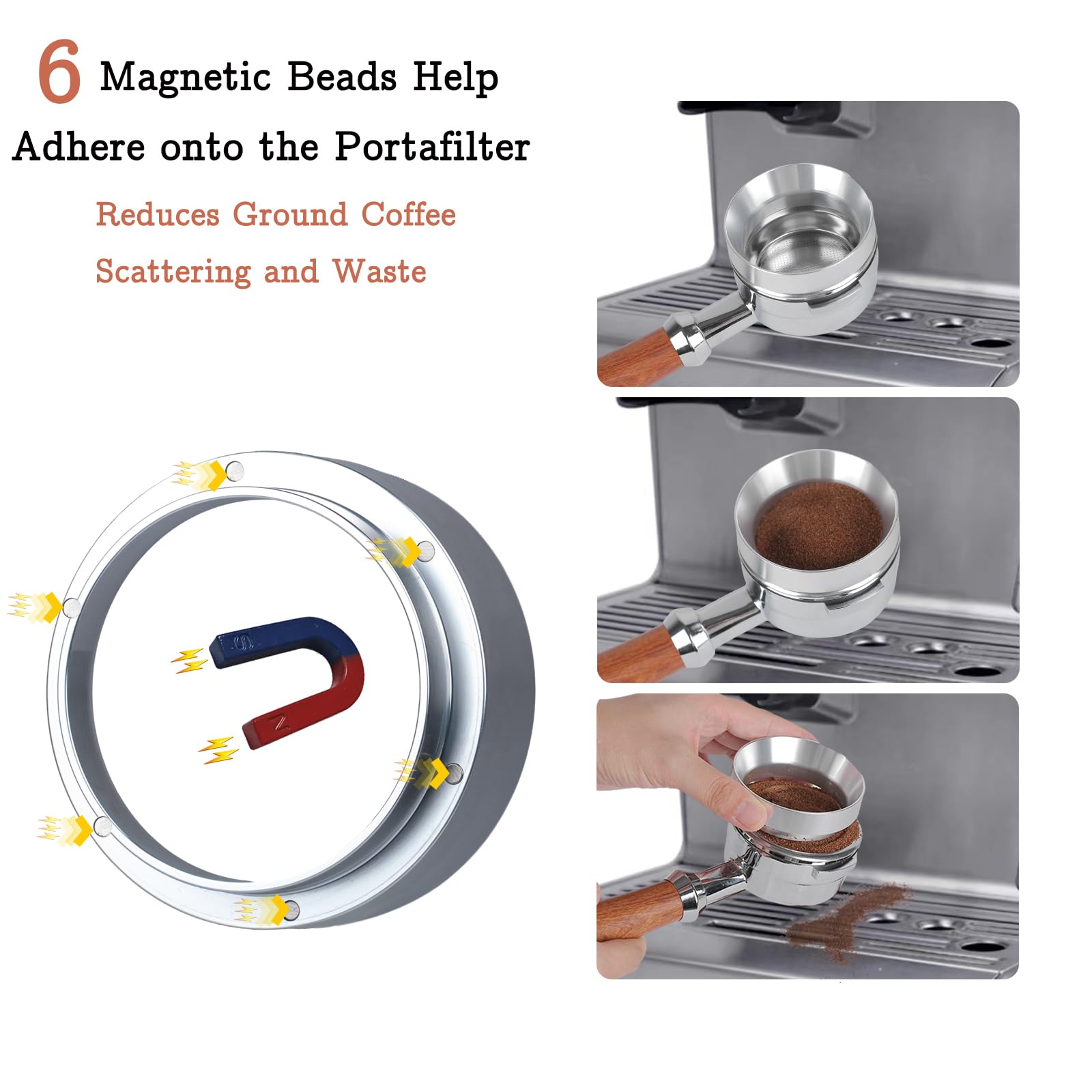 BUWILRQ dosing ring helps portion grounds accurately with less waste.