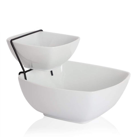 Buyajuju chip and dip stand highlights chips and dips for parties