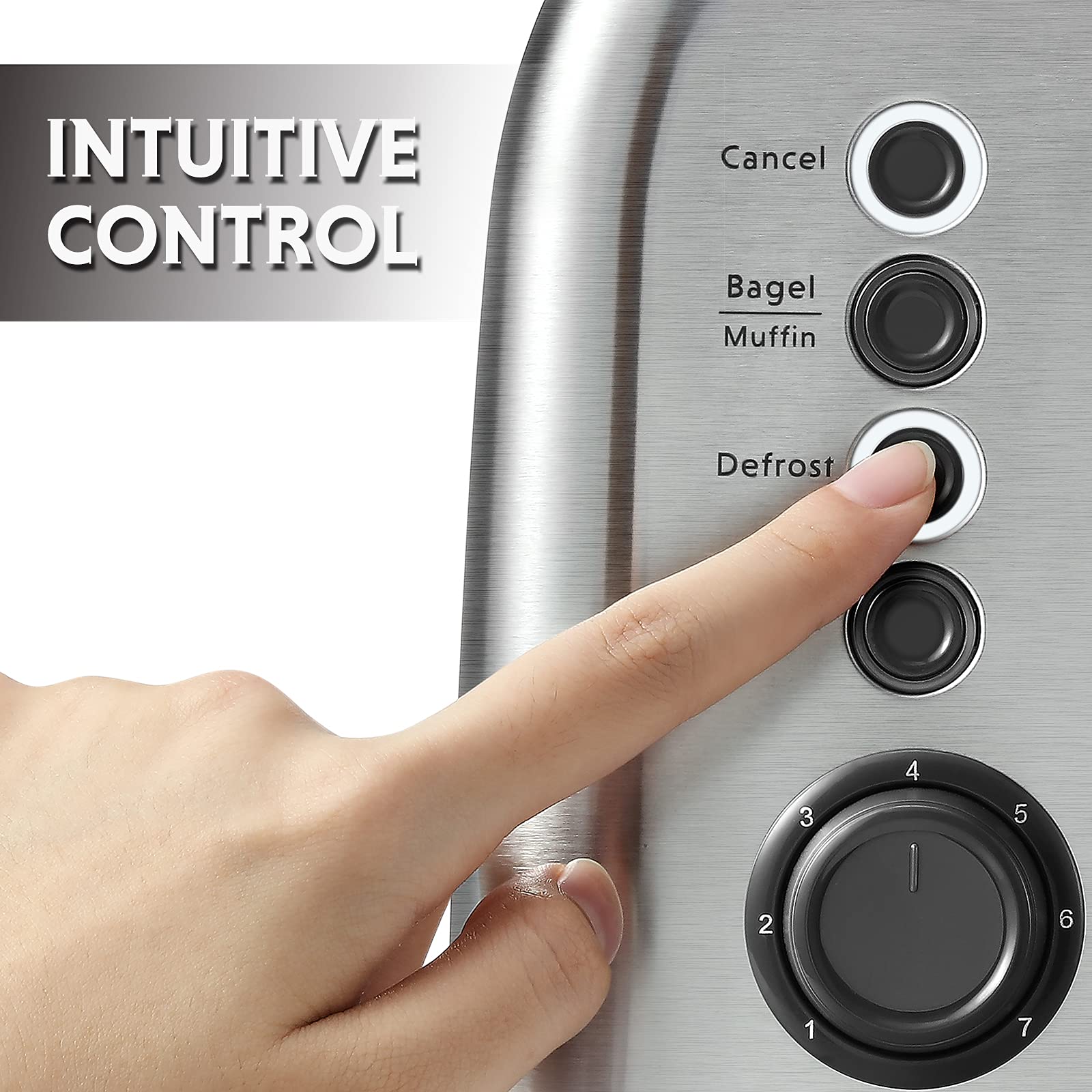 BUYDEEM DT620 7-shade settings display for precise browning control