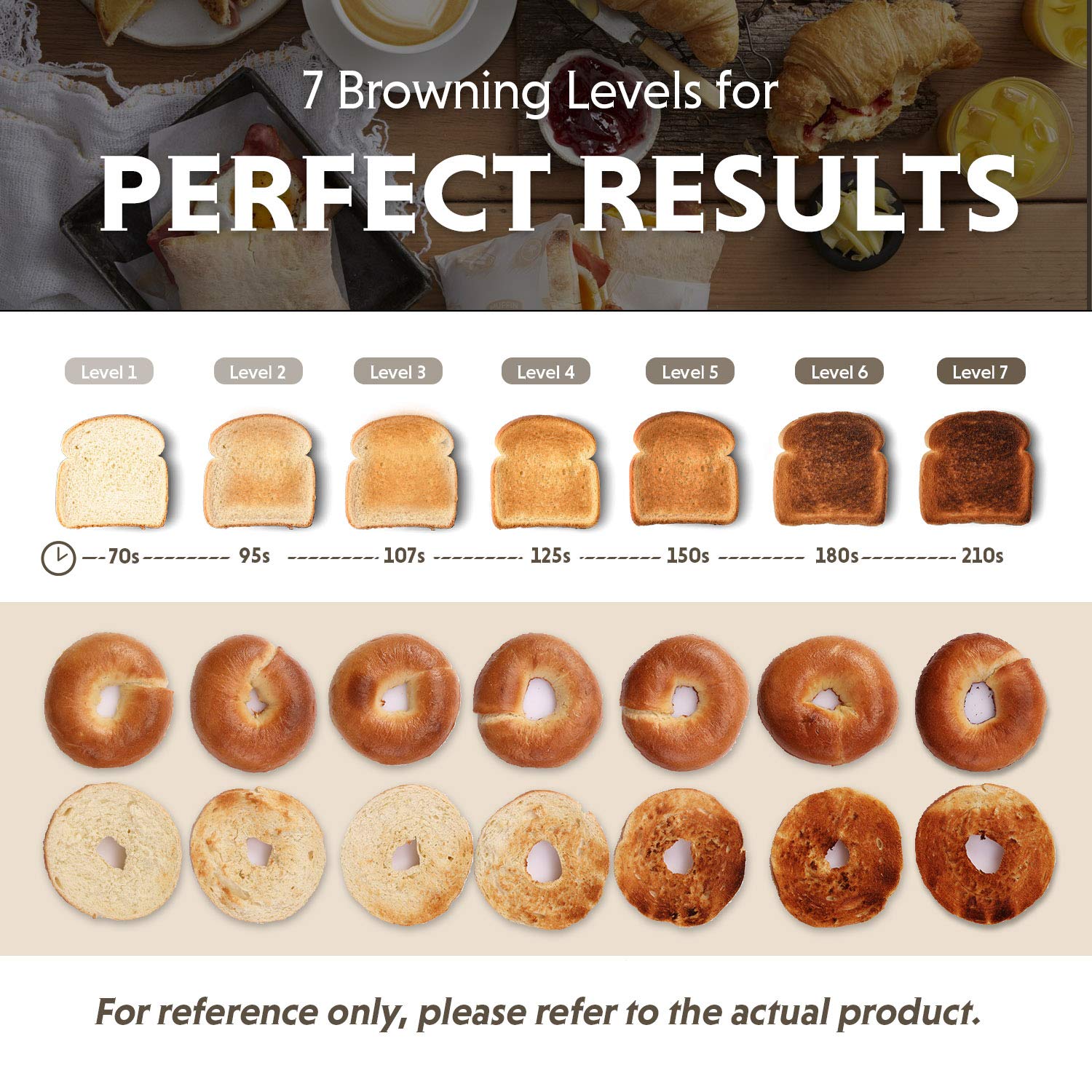 BUYDEEM DT620 removable crumb tray for quick cleanup