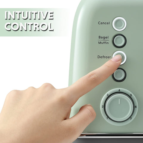 BuyDEEM DT620 seven shade settings with LED indicators for precise browning.