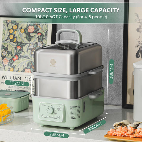 Buydeem G52 dual boil-dry protection safeguards against overheating.