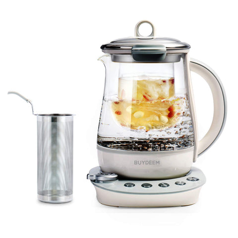 BUYDEEM K2683 9-in-1 programs interface for versatile home brewing.