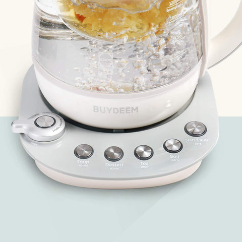 DURAN glass and 316 stainless steel ensure durability.