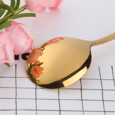 Buyer Star rainbow spoons showcase multi-color design for everyday meals