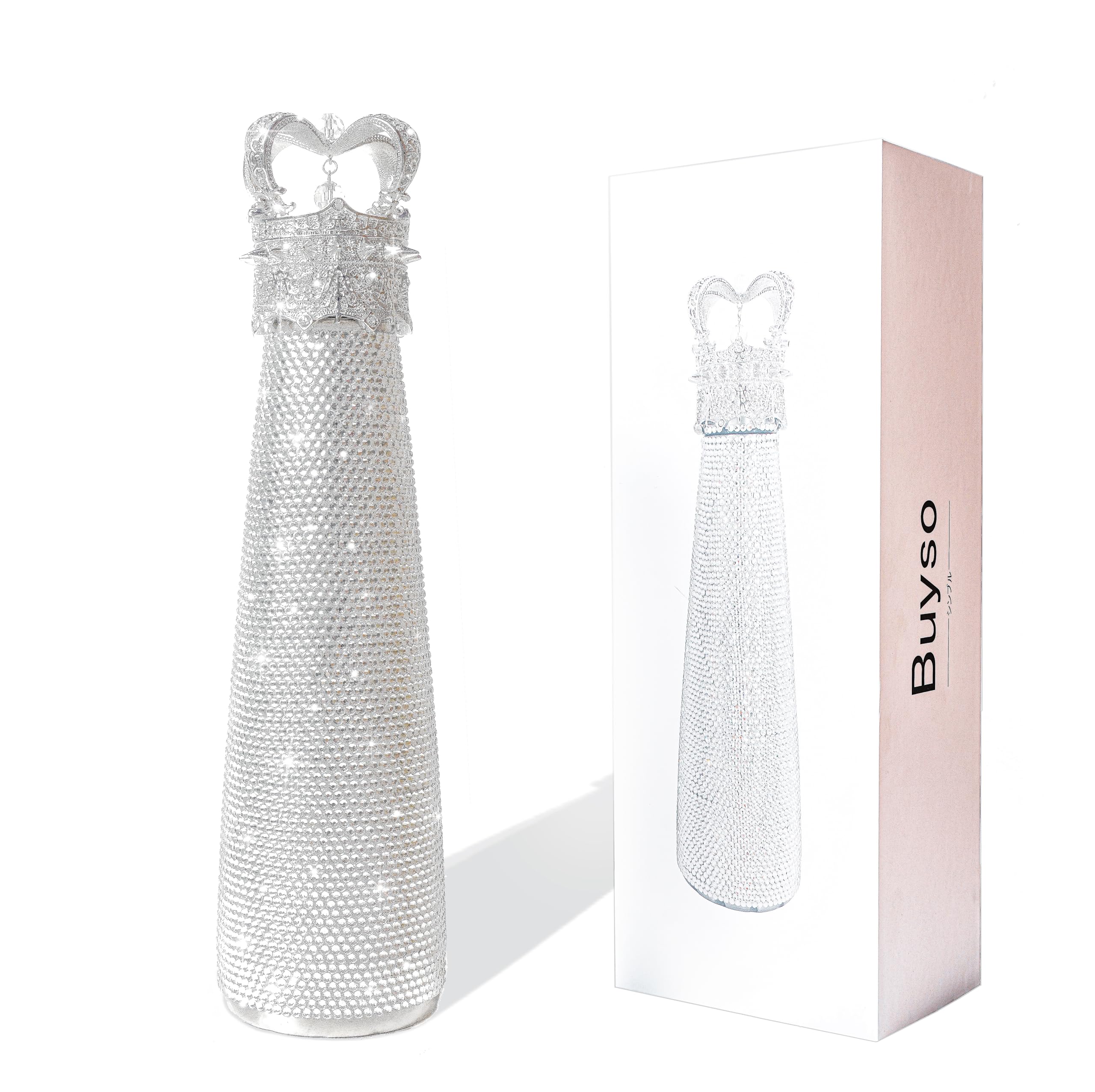 Buyso Bling Water Bottle with diamond body for stylish hydration on the go