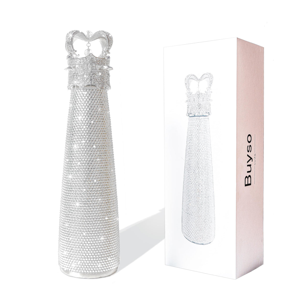 Buyso Bling Water Bottle with diamond body for stylish hydration on the go