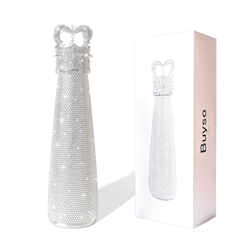 Buyso Bling Water Bottle with diamond body for stylish hydration on the go