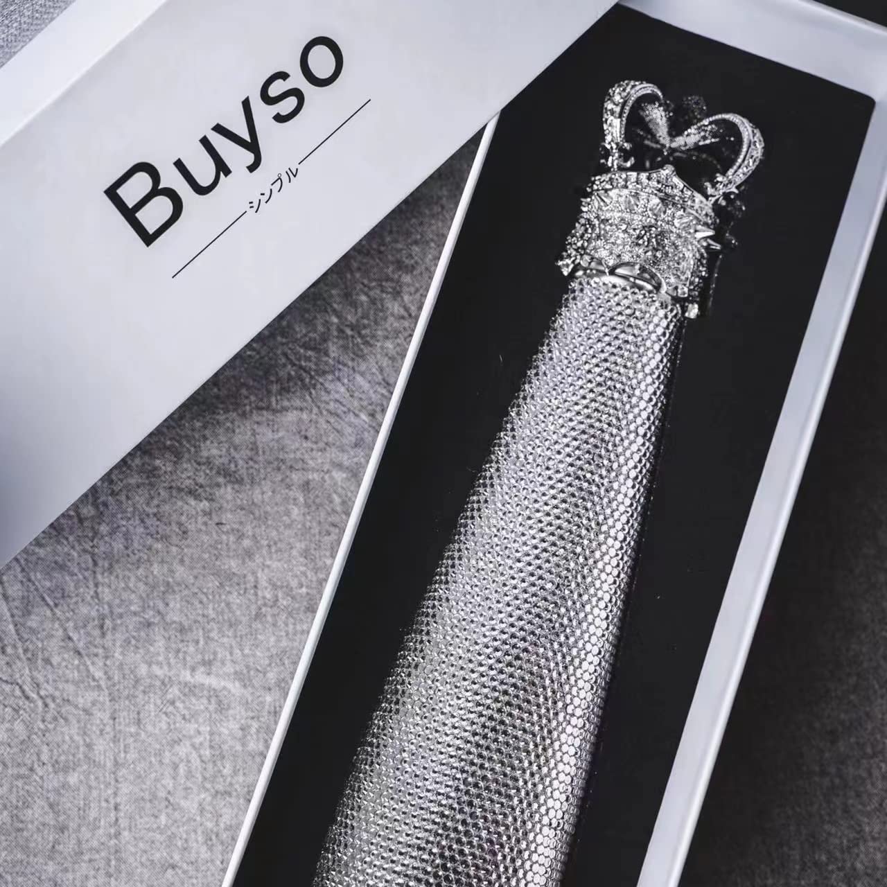 Sparkling glitter design Buyso bottle catching light for everyday glamour