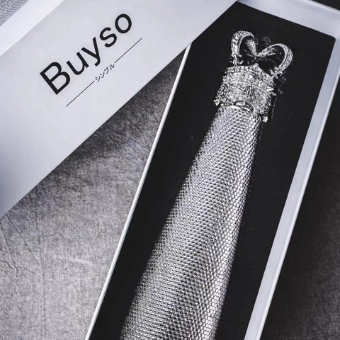 Sparkling glitter design Buyso bottle catching light for everyday glamour