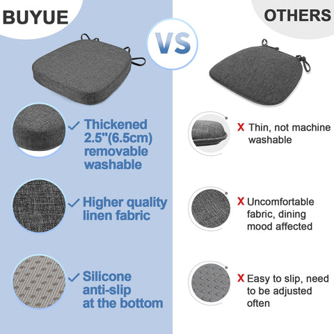 Versatile Buyue chair cushion suitable for dining rooms, homes, and cafes.