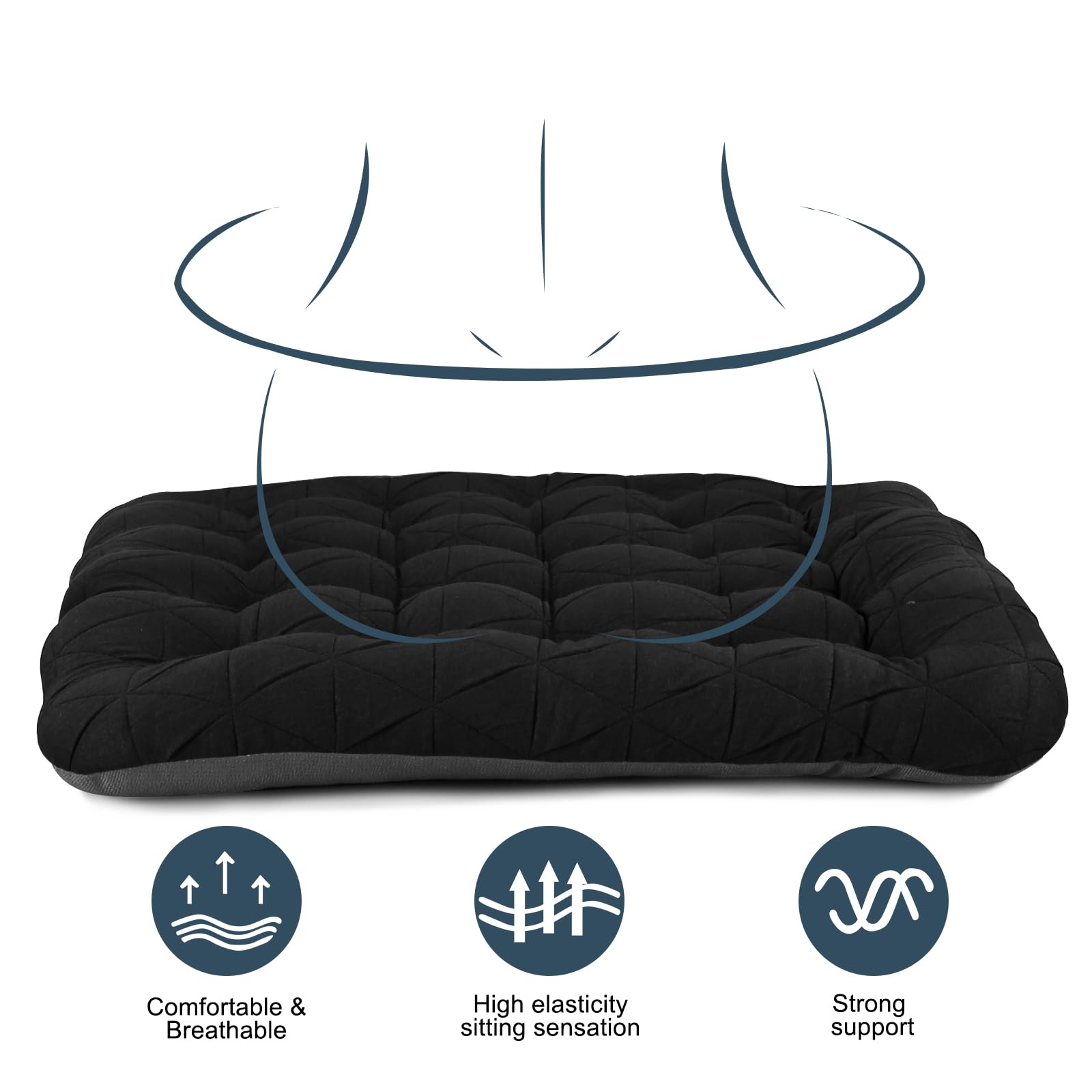 BUYUE Compact packaging reduces waste and cushion returns to shape quickly.