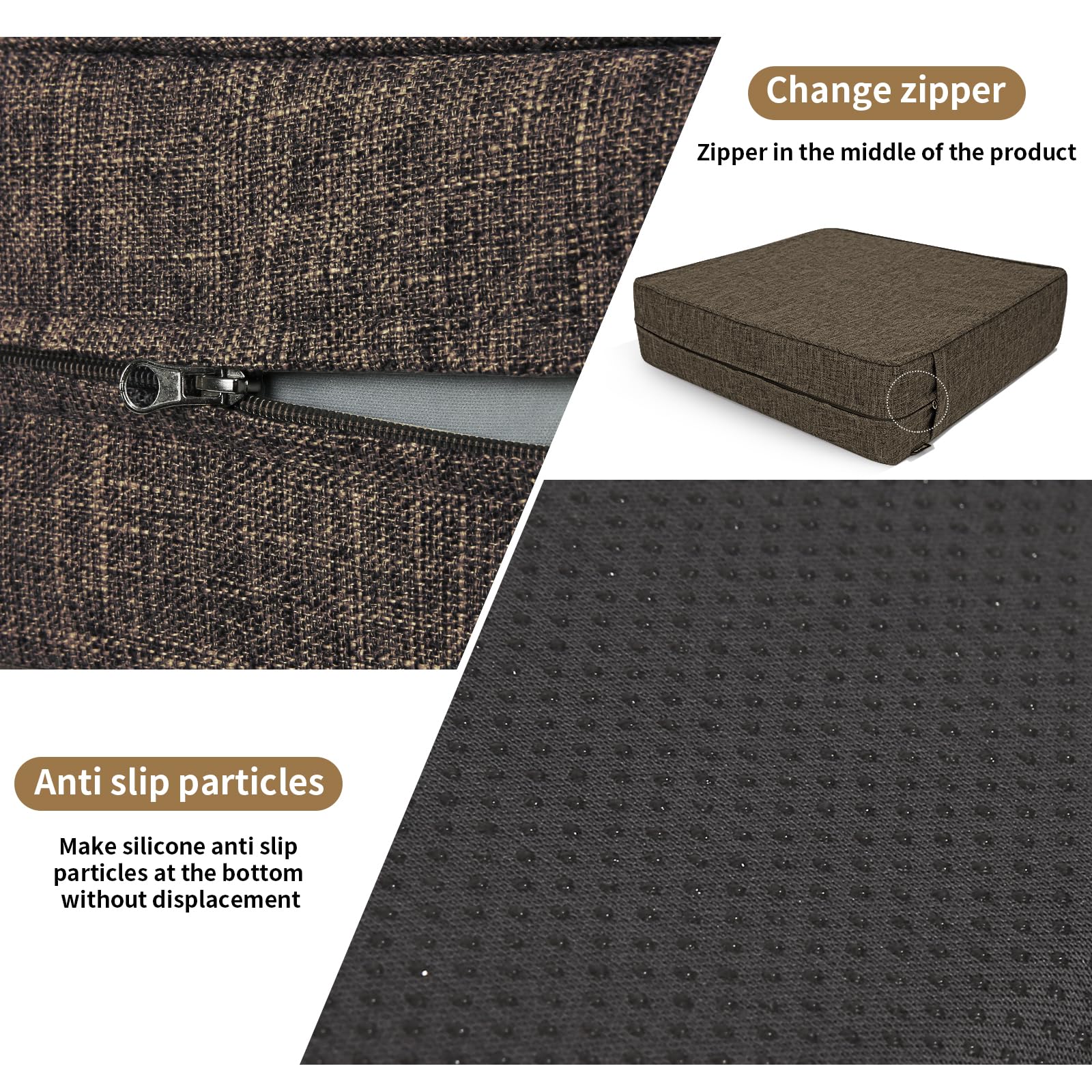 BUYUE high-density foam padding provides supportive comfort during use