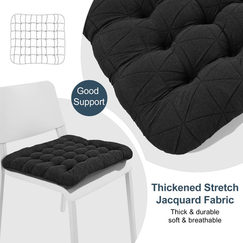 BUYUE Strap behind seat helps keep cushion in place on chairs.