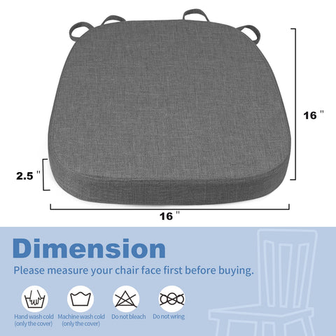 BuyUE cushion bottom with silicone non-slip grip on a chair