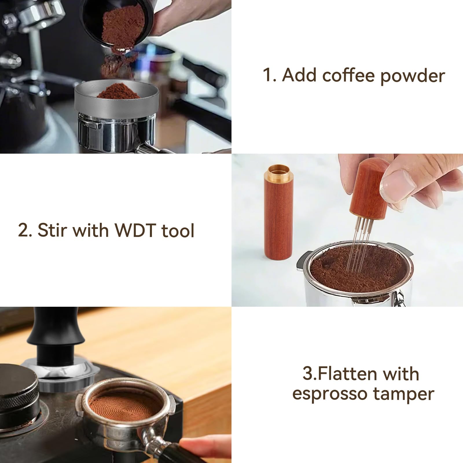 BVRAIB coffee stirrer for thorough mixing before serving