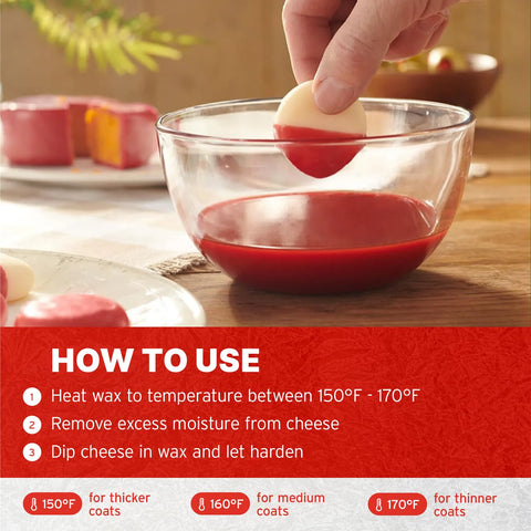 BW Blended Waxes red-melt—even melt behavior for dependable coverage