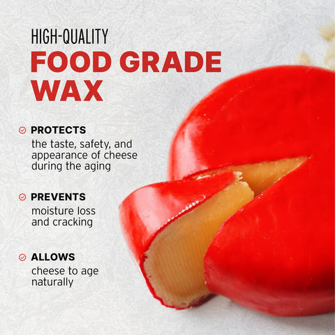 BW Blended Waxes red-slice—uniform block ideal for precise coating