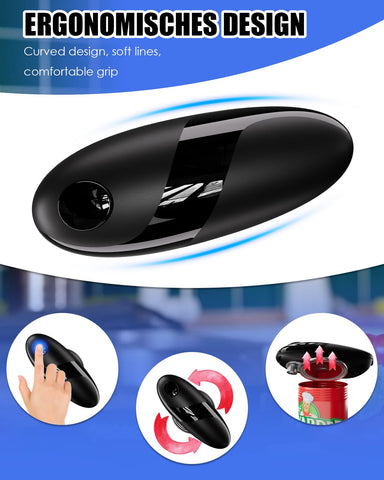 Magnetic lid lifter on BW Wealthy opener removes lids hands-free for hygiene