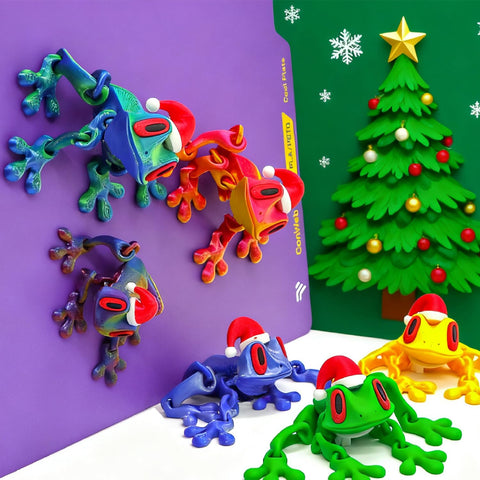 BWBMSOW articulated frog magnets, jumping joints, a standout fridge decor piece.