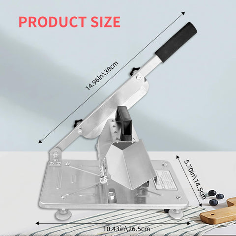 Bwhhoxi non-slip press cover prevents movement for safe slicing