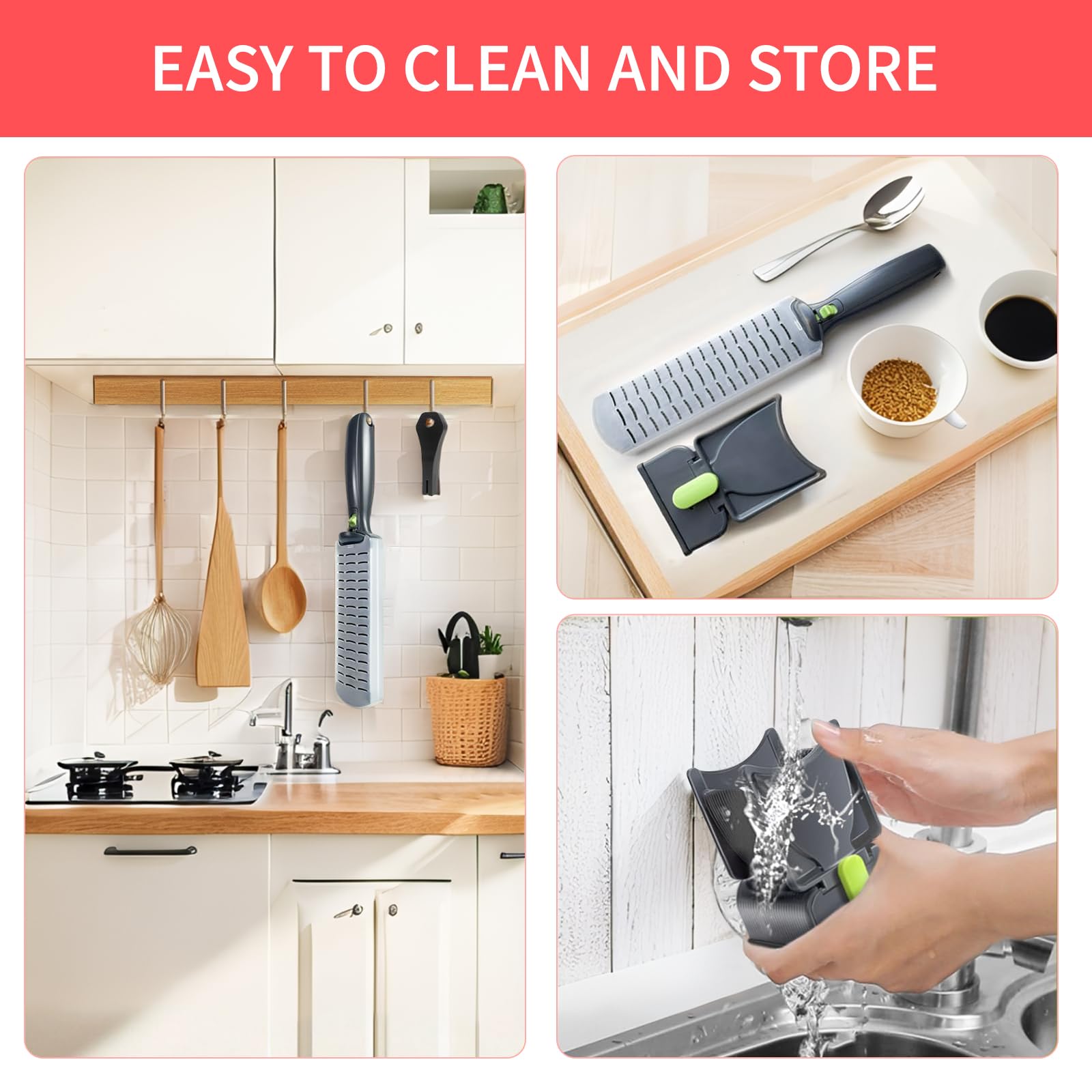 Bwhhoxi hard bristle cleaning brush for easy maintenance.