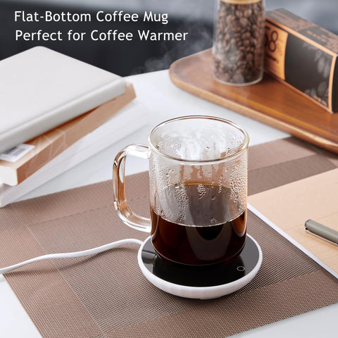 BWODYAY 20 oz mug emphasizes beverage color and crema in clear glass