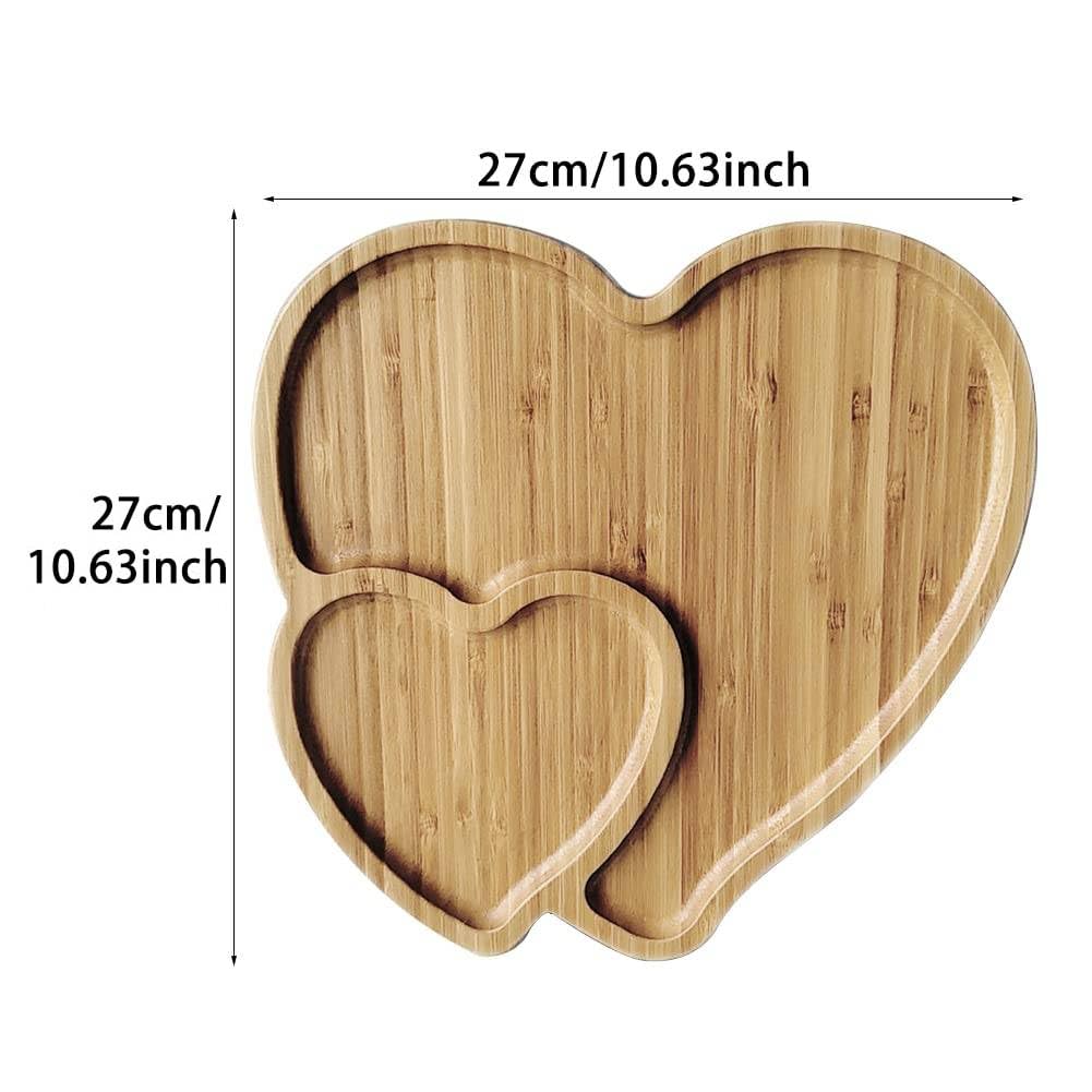 BWWNBY heart-shaped cheese board adds romantic charm to gatherings.
