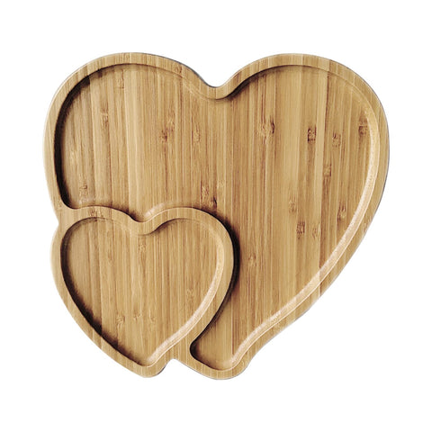 BWWNBY wooden serving platter for snacks and desserts at home.