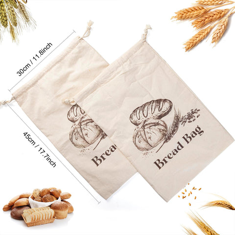 BXFRAE portable 12x18 bags fit standard loaves for on-the-go
