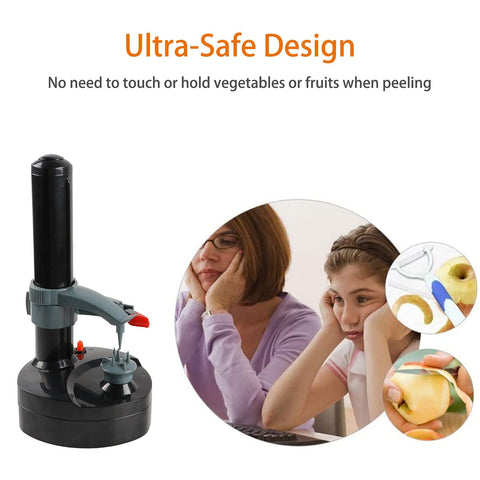 Rotato Express peels potatoes, apples, carrots, and more with ease.