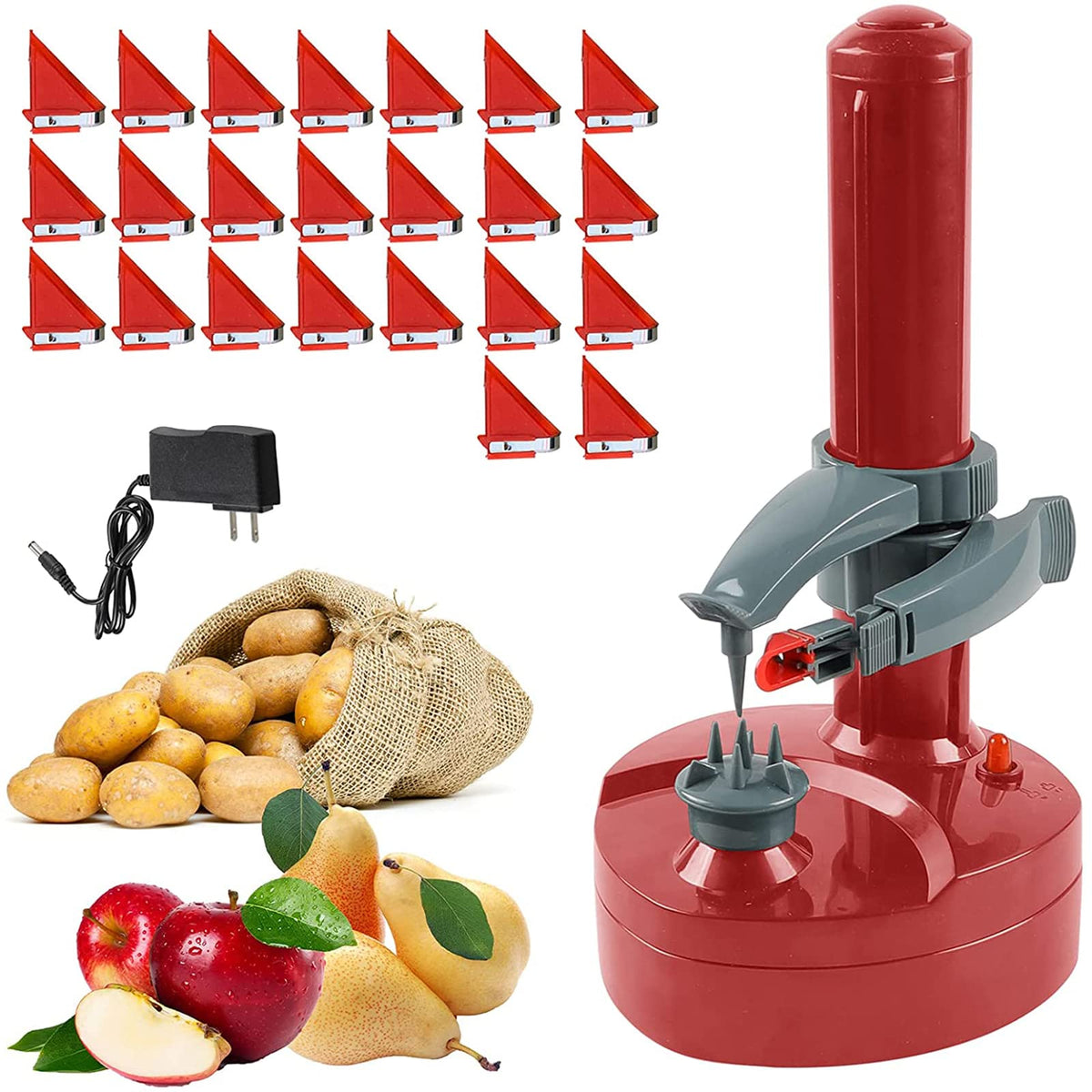 BXXLOOKG Rotato Express on a kitchen counter for quick, safe potato prep.