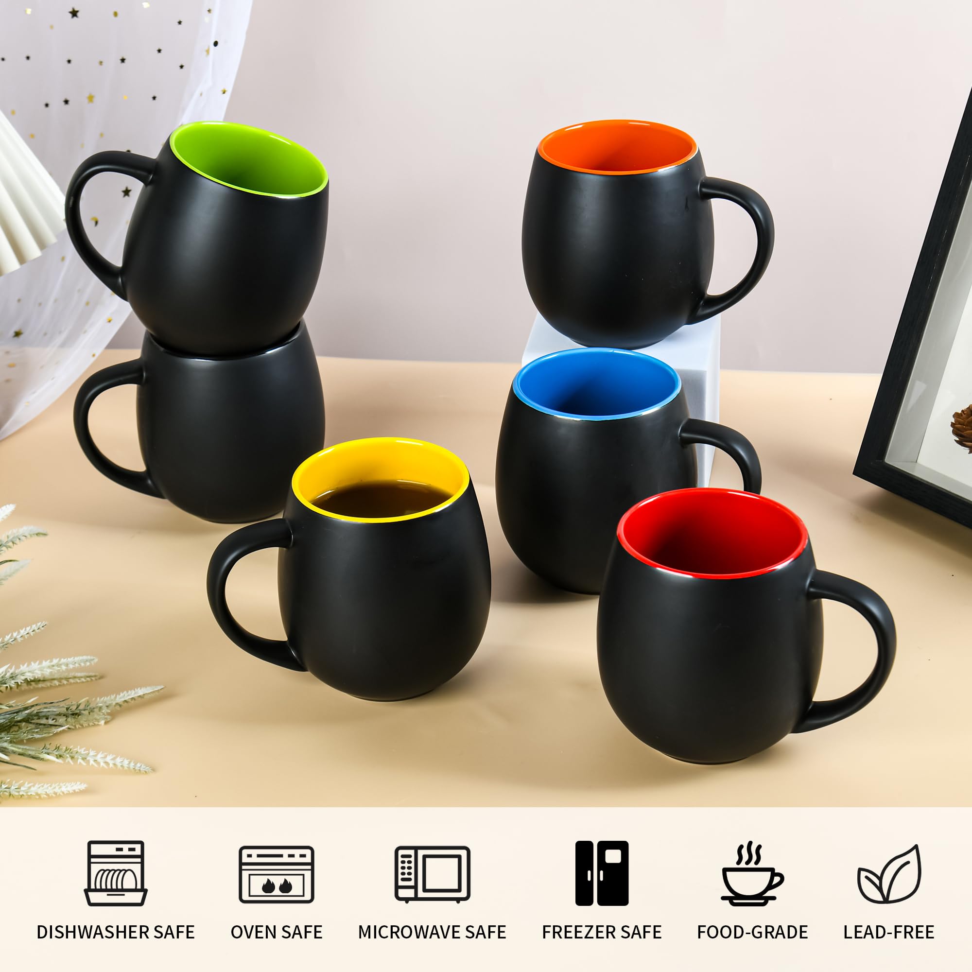 BYCNZB 20oz mug inside view emphasizes porcelain shine and generous capacity