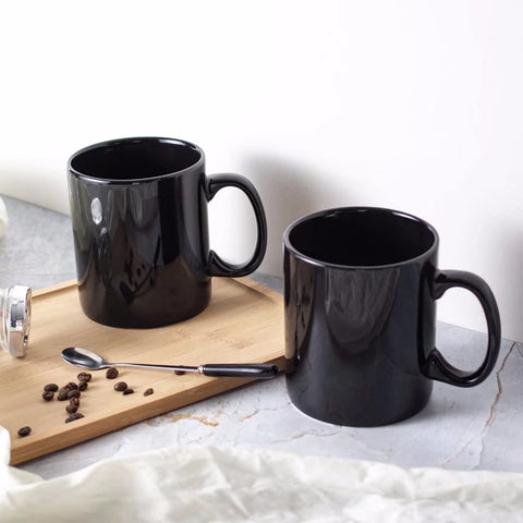 BYCNZB durable stoneware finish with black glaze creating a modern desk look.