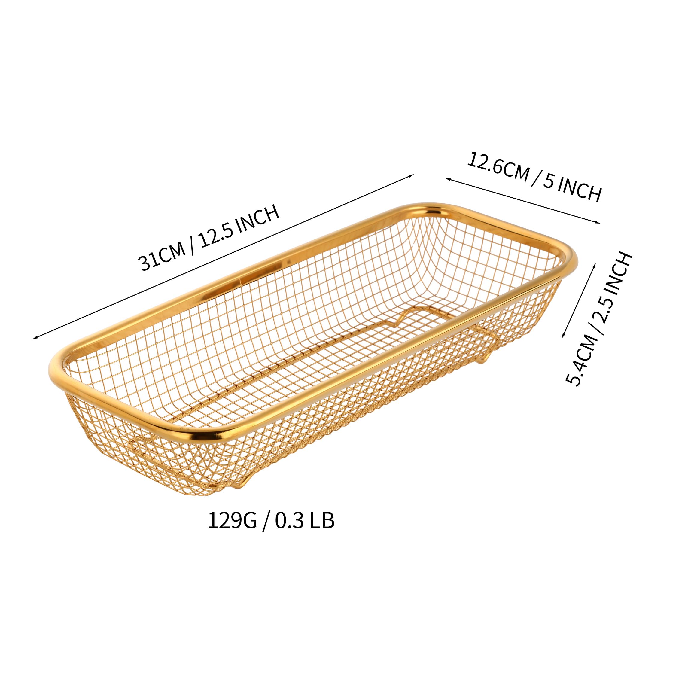 BYEGOU Gold easy-clean drainage design for simple maintenance.