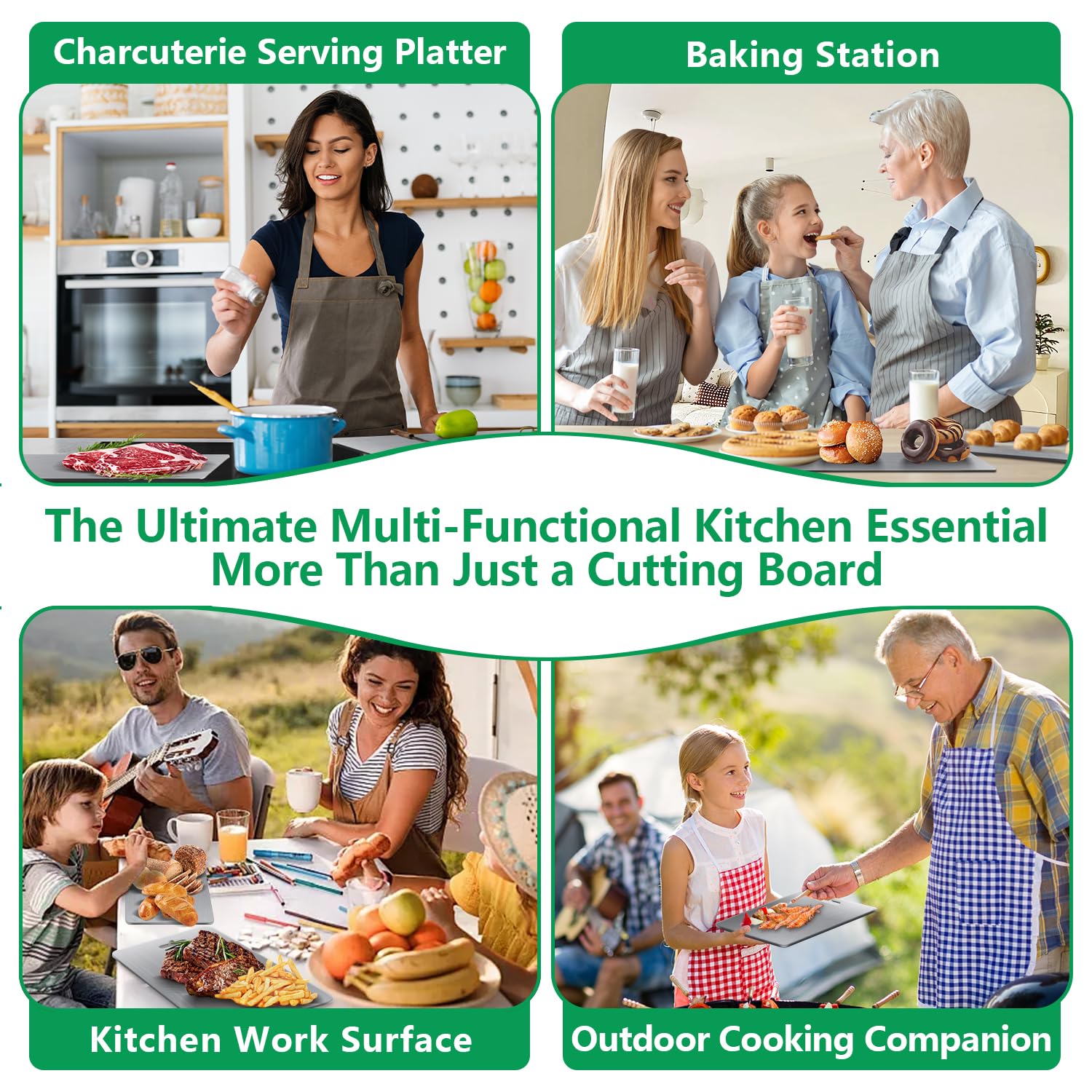 BYEHOVOO slim profile stores vertically to save kitchen space