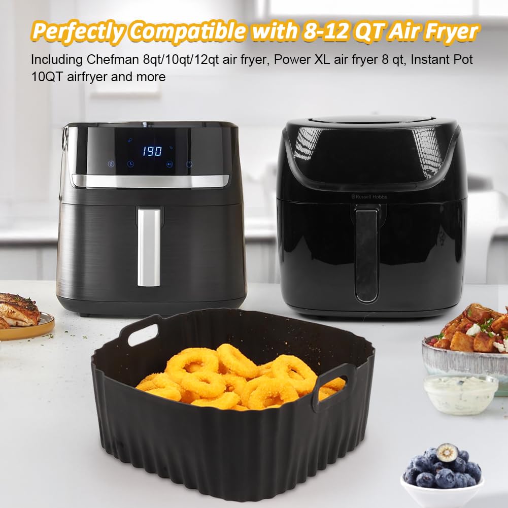 BYKITCHEN liner features raised ridges to drain oil away from fries.