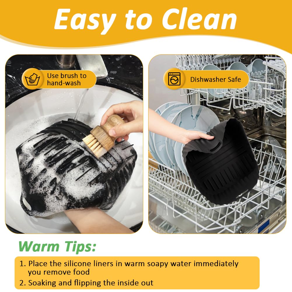 BYKITCHEN liner is dishwasher safe for quick cleanup.