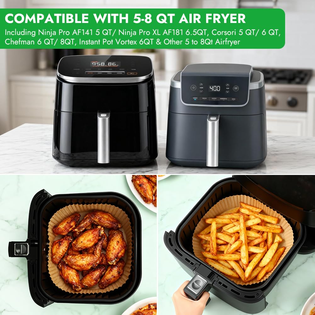 BYKITCHEN liner fits Ninja AF141/AF181 for hassle-free cooking