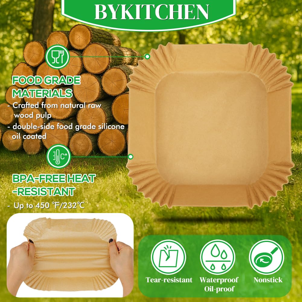 BYKITCHEN food-grade pulp liner with coating helps prevent sticking during frying