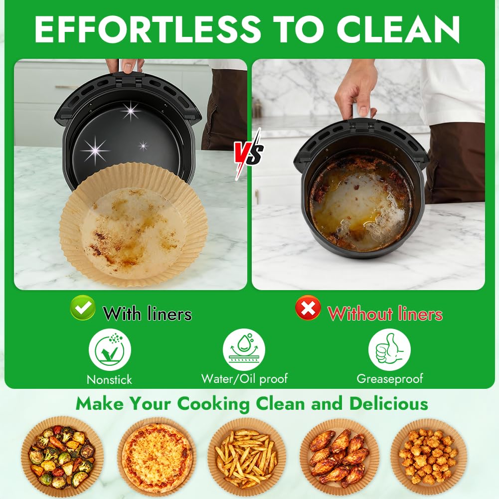BYKITCHEN BPA-free, silicone-oil coated liner prevents sticking