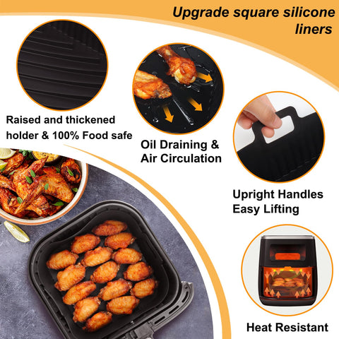 BYKITCHEN 450F heat resistance, safe for microwave use and oven tasks.