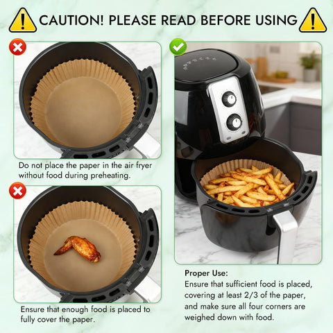 BYKITCHEN liners ideal for chips, pastries, and roasted vegetables