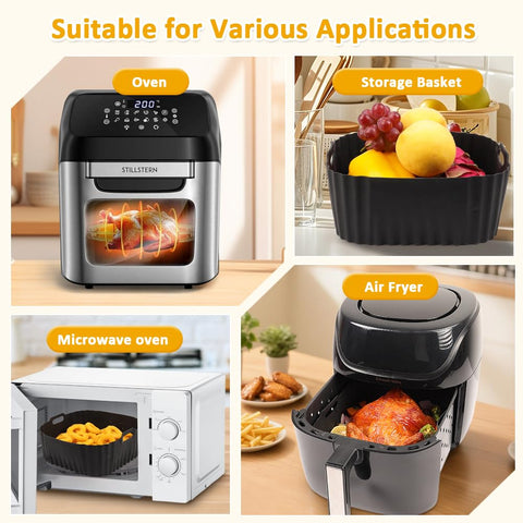 BYKITCHEN liner compatible with Chefman 8–12 quart air fryers.