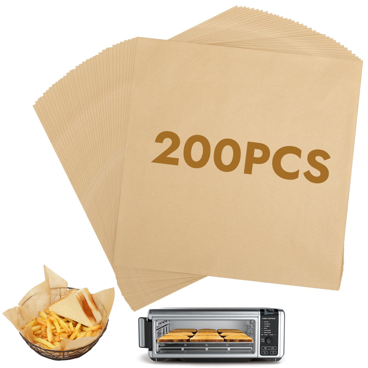 BYKITCHEN Ninja SP-series parchment 12in keeps trays clean and prevents sticking.
