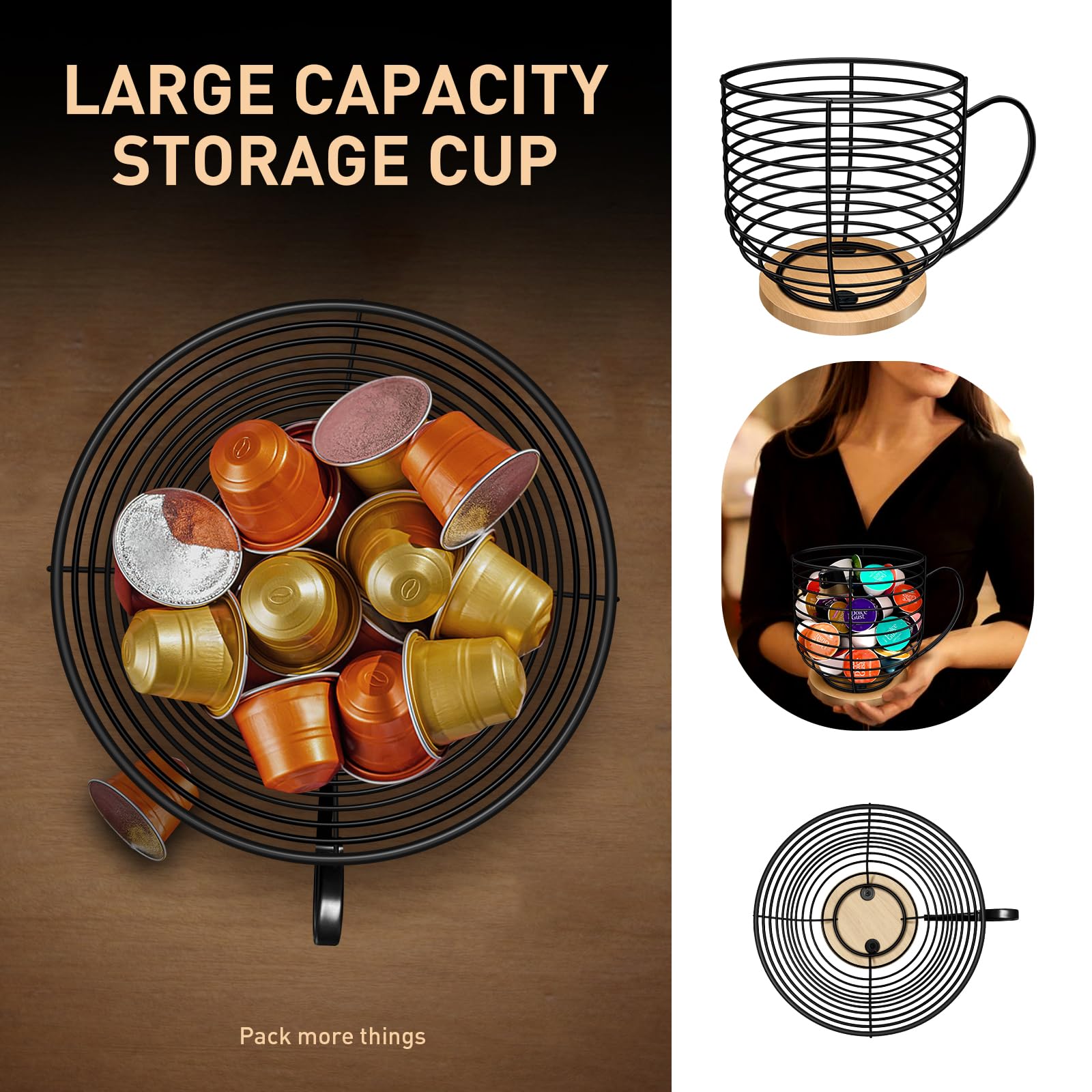 BYTEAIDREX bar-friendly pod storage for cafes and homes.