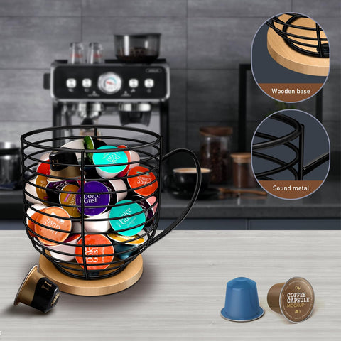 BYTEAIDREX large-capacity pod organizer, handles a week's supply.