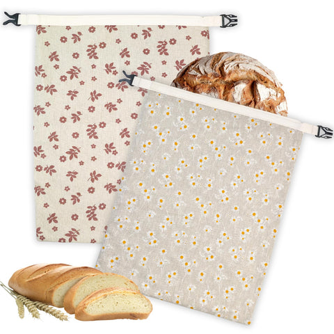 BYTTME beeswax bread bag large 13x17 with airtight seal keeps loaves fresh.